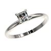Image 2 : Genuine 0.50 CTW Certified Quality Princess Genuine Diamond Solitaire Ring Gold - 32868-REF#58V7F
