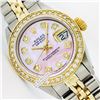 Image 1 : Rolex Ladies 2Tone 14K Gold/ Stainless Steel, Diamond Dial, Diam/Ruby Bezel, Saph Crystal - REF#316F