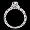 Image 2 : Genuine 1.50 CTW Certified G-I Genuine Diamond Solitaire Bridal Ring Gold - 34880-REF#108T8X