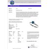 Image 3 : Genuine 0.55 CTW Certified Intense Blue Genuine Diamond Solitaire Engagement Ring Gold - 36378-REF#4