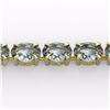 Image 1 : Natural 20 CTW Aquamarine Eternity Designer Inspired Tennis Bracelet 14K Gold - 23386-REF#133W6K