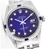 Image 1 : Rolex Men's Stainless Steel, QuickSet, Diam Dial & Diam/Sapphire Bezel - REF#425H5T