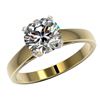 Image 2 : Genuine 2.0 CTW Certified H-I Quality Genuine Diamond Solitaire Engagement Ring Gold - 33031-REF#427