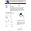 Image 3 : Genuine 1.03 CTW Certified Intense Blue Genuine Diamond Solitaire Engagement Ring Gold - 36413-REF#8