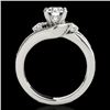 Image 2 : Genuine 1.50 CTW Certified G-I Genuine Diamond Bypass Solitaire Bridal Ring Gold - 35093-REF#118M2H