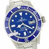 Image 1 : Rolex Men's Submariner, QuickSet, Diam Dial w/ Rotatable Blue Insert Bezel - REF#632F7W