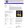 Image 3 : Genuine 3.50 CTW Citrine & Micro Pave Diamond Earrings Solitaire Halo 18K Gold - 20321-REF#80Y3V