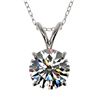 Image 1 : Genuine 1.25 CTW Certified H-I Quality Genuine Diamond Solitaire Necklace Gold - 33201-REF#108A2N