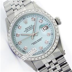 Rolex Ladies Stainless Steel, Diamond Dial & Diamond Bezel, Saph Crystal - REF#316J4Y