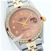 Image 1 : Rolex Men's 2Tone 14K Gold/ SS, QuickSet, Diam Dial & Diam/Ruby Bezel - REF#458F2W