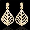 Image 1 : Natural 2.50 CTW Micro Pave Diamond Certified Earrings Designer In 18K Gold - 21152-REF#147W5K