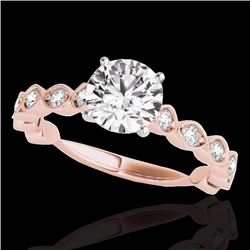 Genuine 1.50 CTW Certified G-I Genuine Diamond Solitaire Bridal Ring Gold - 34881-REF#108Y8V