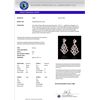 Image 3 : Genuine 3.0 CTW Micro Pave Diamond Certified Earrings Dangling Designer 14K Gold - 22489-REF#161R9Z