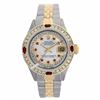 Image 1 : Rolex Ladies 2Tone 14K Gold/ Stainless Steel, Diam/Ruby Dial & Diam/Ruby Bezel, Saph Crystal - REF#3