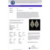 Image 3 : Genuine 7.0 CTW Emerald & Micro Pave Diamond Heart Earrings Designer Solitaire 14K Gold - 21137-REF#