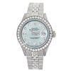 Image 1 : Rolex Men's Stainless Steel, QuickSet, Diamond Dial & Diamond Bezel - REF#469F3W