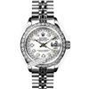 Image 2 : Rolex Men's Stainless Steel, QuickSet, Diamond Dial & Diamond Bezel - REF#458X2G