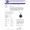 Image 3 : Genuine 1.53 CTW Certified Intense Blue Genuine Diamond Solitaire Necklace Gold - 36802-REF#140R3Z