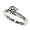 Image 1 : Genuine 1.0 CTW Certified H-I Quality Genuine Diamond Solitaire Engagement Ring Gold - 32981-REF#81G