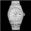 Image 1 : Rolex Ladies Stainless Steel, Index Bar Dial Diamond Bezel, Saph Crystal - REF#316Z4F