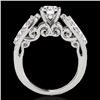 Image 2 : Genuine 2.0 CTW Certified G-I Genuine Diamond Solitaire Bridal Ring Gold - 35268-REF#162Y3V