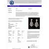 Image 3 : Genuine 3.0 CTW Micro Pave Diamond Certified Earrings Dangling Designer 14K Gold - 22489-REF#161R9Z