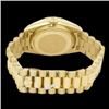 Image 2 : Rolex Men's 18K Yellow President, QuickSet, Diamond Dial & Diamond Bezel - REF#1232W7R