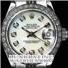 Image 1 : Rolex Men's Stainless Steel, QuickSet, Diamond Dial & Diamond Bezel - REF#458G2R