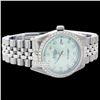 Image 2 : Rolex Men's Stainless Steel, QuickSet, Diamond Dial & Diamond Bezel - REF#425M5K