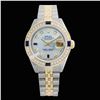 Image 1 : Rolex Men's 2Tone 14K Gold/ SS, QuickSet, Diam/Sapphire Dial & Diam Bezel - REF#458Y2N