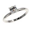 Image 2 : Genuine 0.50 CTW Certified Quality Cushion Cut Genuine Diamond Solitaire Ring Gold - 32871-REF#58M7H