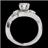 Image 2 : Genuine 2.01 CTW Certified G-I Genuine Diamond Bypass Solitaire Bridal Ring Gold - 35045-REF#176V8F