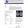 Image 3 : Natural 7.0 CTW Sapphire & Micro Pave Diamond Heart Earrings Designer In 18K Gold - 21160-REF#248A2N