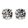 Image 1 : Genuine 1.94 CTW Certified H-I Quality Genuine Diamond Solitaire Stud Earrings Gold - 36627-REF#141Z