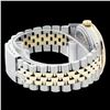 Image 2 : Rolex Men's 2Tone 14K Gold/ SS, QuickSet, Diam Dial & Diam/Ruby Bezel - REF#458J2Y