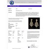 Image 3 : Natural 3.0 CTW Micro Pave Diamond Certified Earrings Dangling Designer 14K Gold - 22490-REF#161T9X