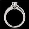 Image 2 : Genuine 1.11 CTW Certified G-I Genuine Diamond Solitaire Bridal Ring Two Tone Gold - 34828-REF#96Y3V