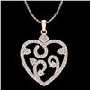 Image 1 : Genuine 1.15 CTW Micro Pave Diamond Certified Designer 14K Gold - 20389-REF#71X9A