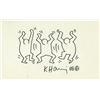 Image 1 : KEITH HARING: DANCING MEN.