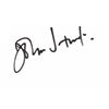 Image 1 : JOHN HURT SIGNED CARD.