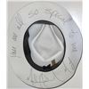 Image 1 : MICHAEL JACKSON SIGNED WHITE FEDORA.