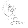 Image 1 : MATT GROENING: MAGGIE SIMPSON.
