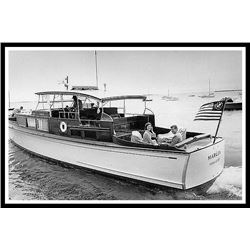 BILL RAY: JOHN AND JACKIE KENNEDY ON A YACHT 1960.