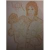 Image 1 : MICHAEL JACKSON AND BUBBLES DRAWING.