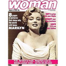 MARILYN MONROE WOMAN MAGAZINE AUGUST 6TH 1988.