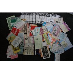 TICKET COLLECTION: INCLDUING JAMES BROWN, GENESIS ETC.