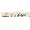 Image 1 : CHARLIE CHAPLIN SIGNED.