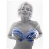 Image 1 : BERT STERN SIGNED: MARILYN MONROE BLUE CLASSIC ROSES. 24X38 INCHES.