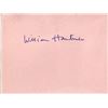 Image 1 : WILLIAM HARTNELL SIGNED PAPER.
