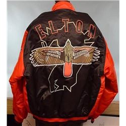 ELTON JOHN'S PREVIOUSLY OWNED JAPANESE BASEBALL JACKET.